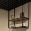 کابینت آشپزخانه آرک لند، قفسه آویز از زاویه پایین