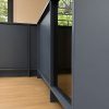 کابینت آشپزخانه آرک لند، نمای جانبی بدنه آبی کابینت