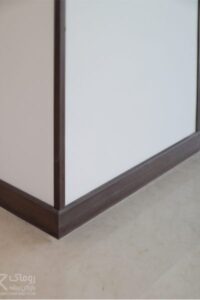 قرنیز قهوه ای چوبی