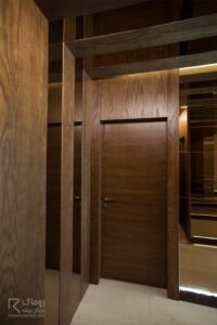 درب اتاق چوبی مدرن