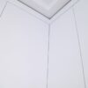 کابینت آشپزخانه دایاموندلند، جزئیات درزهای درب‌های سفید بدون دستگیره