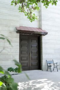 درب ورودی لوکس قهوه ای