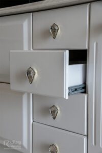 کشو کابینت نئوکلاسیک رنگ پولیش
