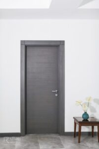 درب روکش چوب گری واش اتاق خواب مدرن