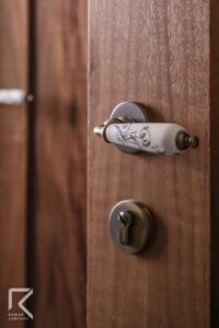 دستگیره دستگیره درب روکش گردو ابلق