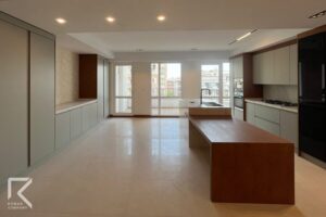 نمای کامل کابینت ساده و جذاب ایرلند