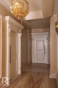 درب ضد سرقت روکش بلوط لابی