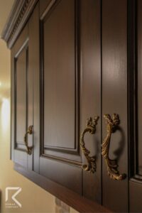 درب کابینت نک قاب لاکچری به رنگ فندقی