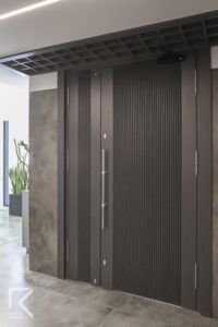 درب لابی ساختمان مدرن لاکچری