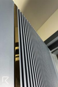 درب ضد سرقت مدرن با پنل شیاردار