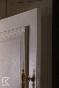 طرح درب ضد سرقت روکش بلوط دو قاب