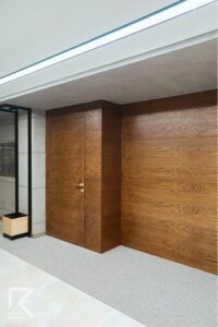 درب روکشی چوب بلوط سبک مدرن