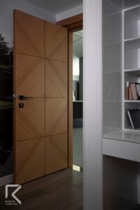 درب ساده مدرن روکش جناقی سی ان سی