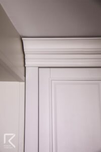 کمد دیواری سفید تک قاب