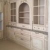 کابینت آشپزخانه نورث لند، کشوها و ویترین قوسی کرم