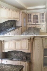 کابینت چوبی آشپزخانه لوکس کلاسیک