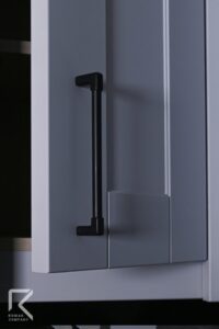 درب قاب تونیک کابینت نئوکلاسیک طوسی