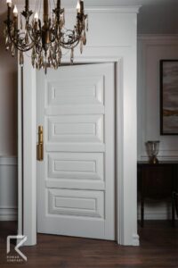 درب ورودی سفید لوکس