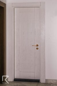 درب سفید وایت واش قاب تونیک