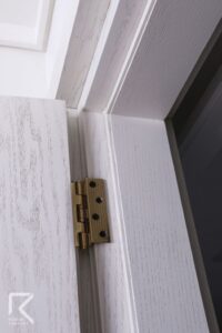 لولای درب سفید وایت واش قاب تونیک