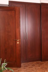 کمد ساده روکش چوب