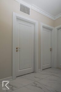 درب سفید شیک چوبی اتاق خواب