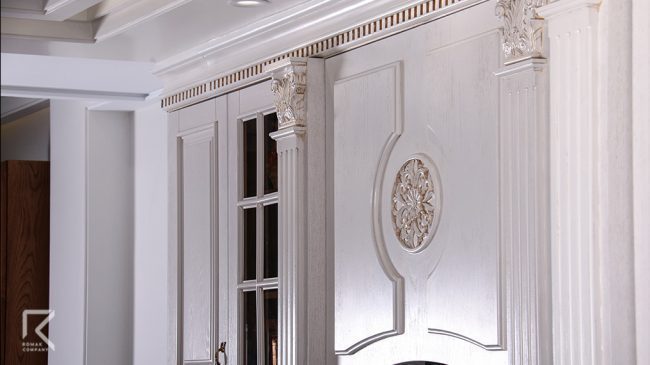 کابینت روکش چوب