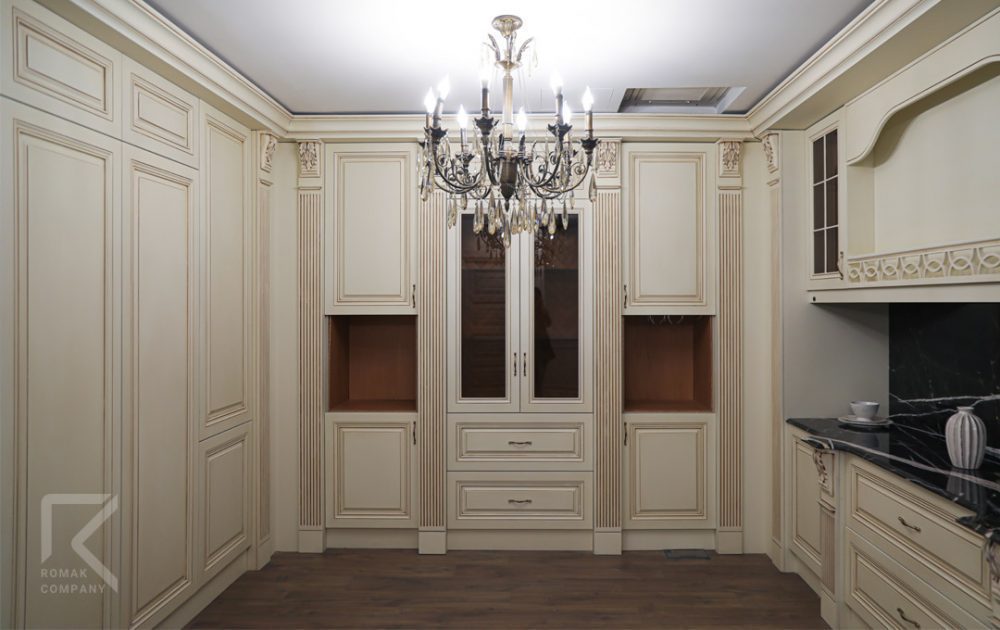 کابینت آشپزخانه سفارشی کلاسیک