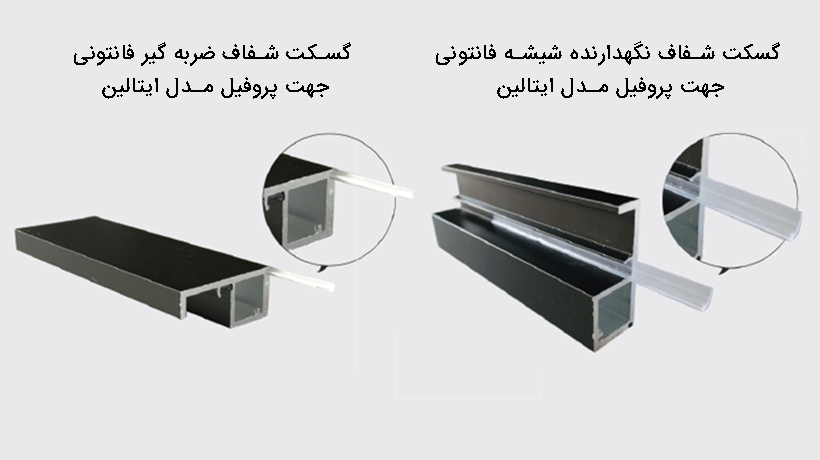 منظور جلوگیری از وارد شدن ضربه به شیشه