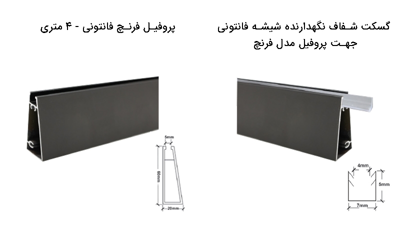 جزئیات مدل پروفیل فرنچ