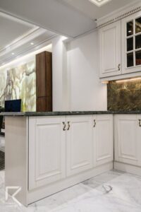 طراحی کابینت جدید آشپزخانه با کانتر