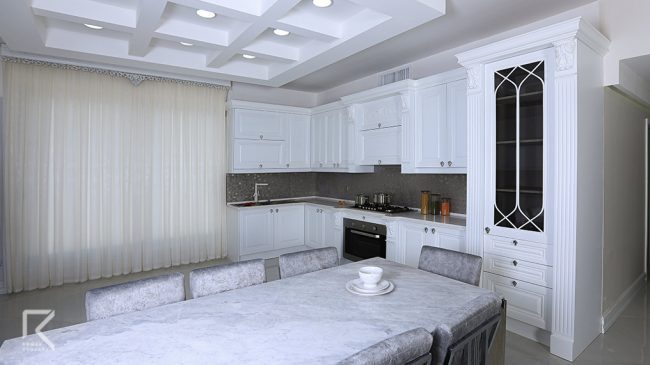 محاسبه قیمت کابینت دو پله