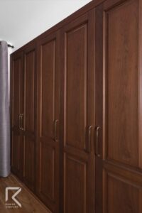 کمد دیواری دو قاب ابزار خورده کلاسیک