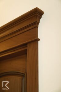 فریم درب چوبی کلاسیک هلالی