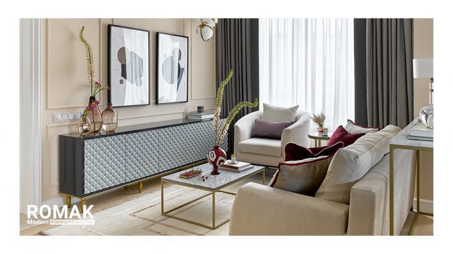 استفاده از خطوط عمودی و افقی صاف و غیر منحنی