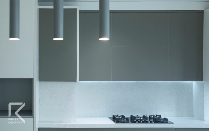 رنگ و طرح کاشی بین کابینتی