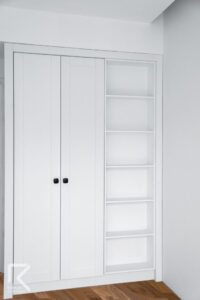 کمد دیواری سفید اتاق خواب امروزی