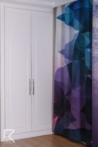 کمد سفید چوبی اتاق خواب