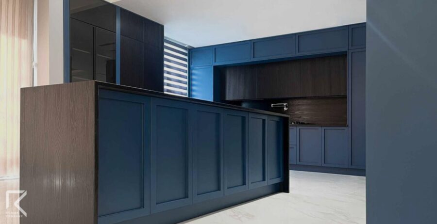 ترکیب رنگ ها در کابینت مدرن اروپایی