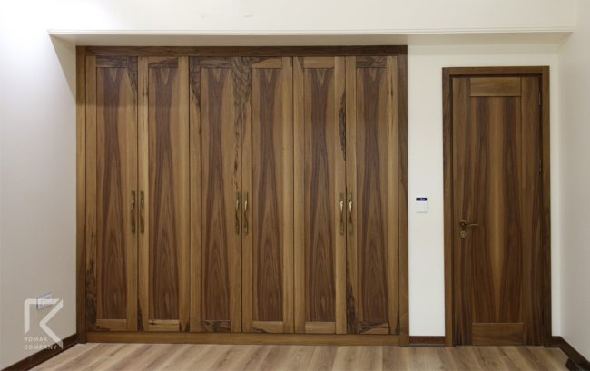 کمد دیواری اتاق خواب تمام چوب