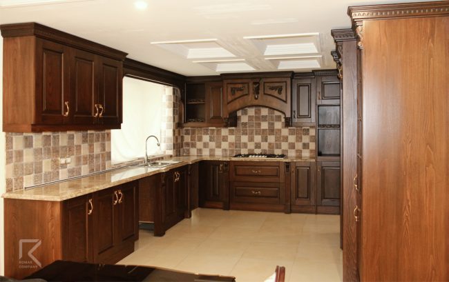 کابینت لوکس تمام چوب