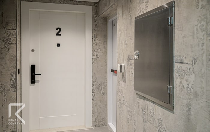 درب سفید ضد سرقت