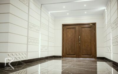 درب لابی روکش چوب