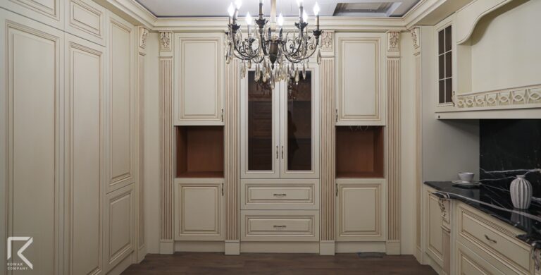 کابینت آشپزخانه دو طرفه برای فضاهای باریک