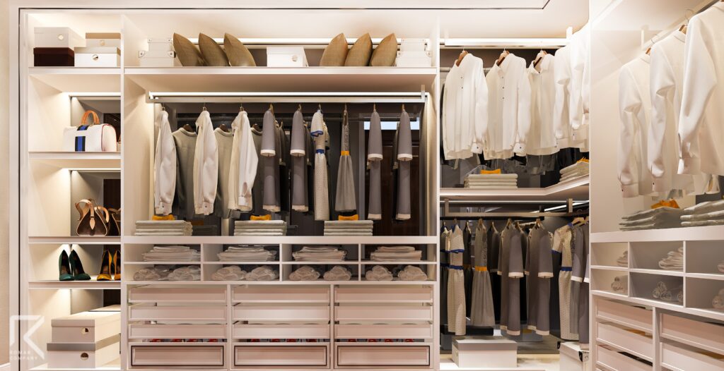 کمد مخصوص اتاق لباس یا Dressing Room