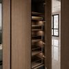 کابینت آشپزخانه مدرن مشکی و چوب اوک لند، تصویر دوازدهم