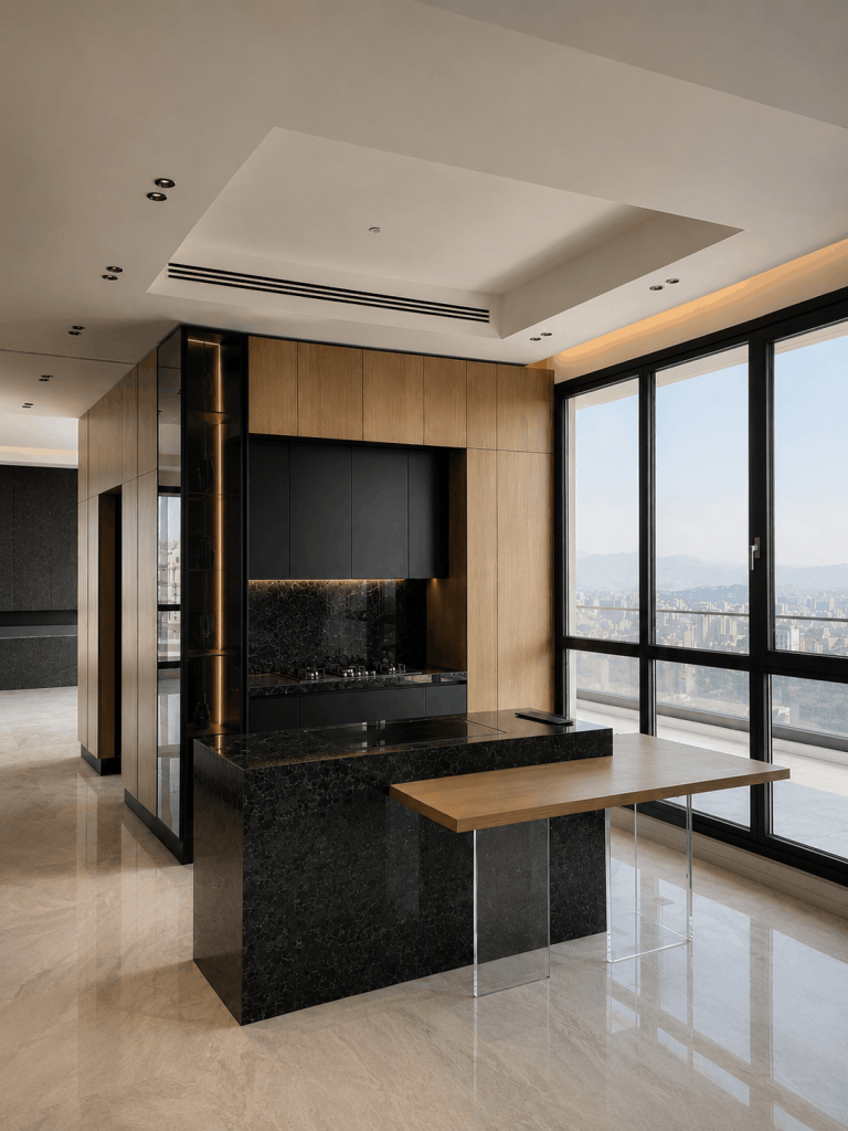 کابینت آشپزخانه اوک لند