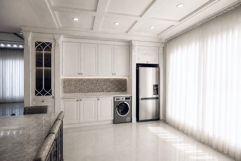 کابینت کلاسیک سفید واندرلند