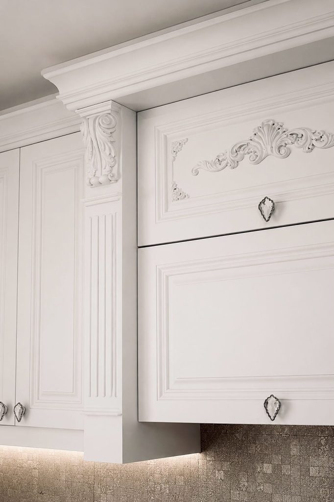 کابینت کلاسیک سفید واندرلند